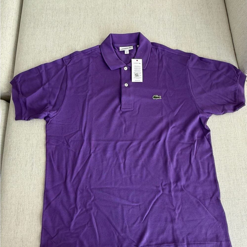 Lacoste Men's Vibrant Purple Polo